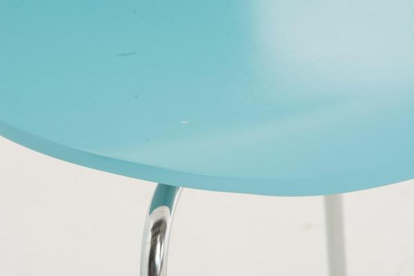 4er Set Besucherstuhl Diego, Blau Bild 9