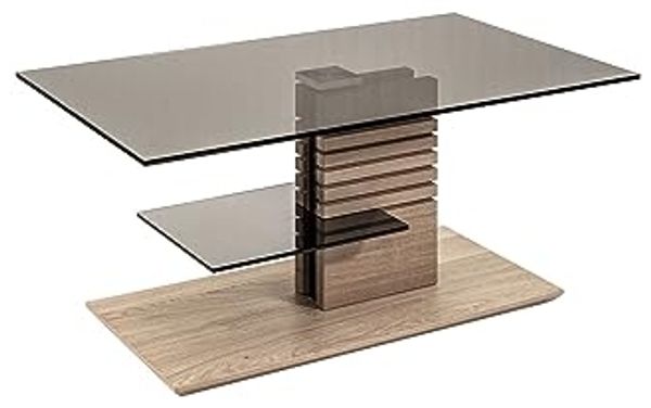 Couchtisch Celka 100x60x47 höhenverstellbar Wildeiche/Parsol 16247