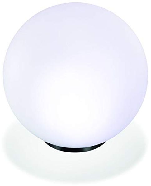 Solarkugel Multicolor, 7 Farben, D=30cm, Leuchtkugel, Lichtkugel, LED Gartenkugel, Akku, Bodenleuchte, Gartendeko, Solarleuchten, Kugelleuchten, 6500K, Winterfest, Outdoor, außen, 102610