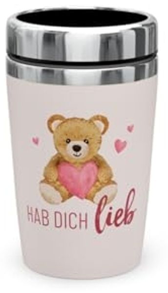 Thermobecher Isolierbecher Kaffeebecher To Go 240ml la vida Teddy 3883891