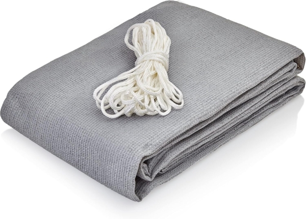 Lumaland Balkonsichtschutz 90x500 cm hellgrau