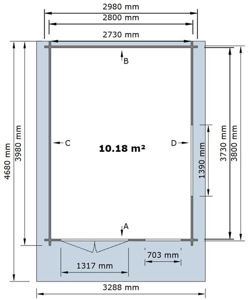 McGarden Gartenhaus GartenStar 300 x 400 cm Bild 6