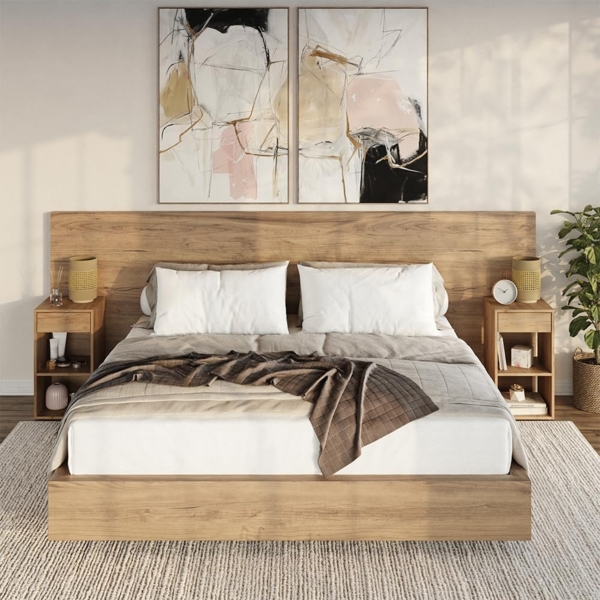 Nachttisch Dany Goldkraft Eiche 2er Set Vicco Bild 7