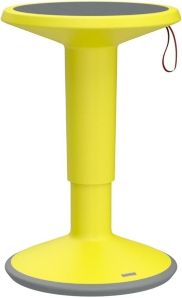 Interstuhl UPis1 – ergonomischer Sitzhocker mit Schwingeffekt – für einen geraden Rücken Made in Germany – inkl. 10 Jahren Garantie (Zitronengelb, Standard Edition) Bild 5