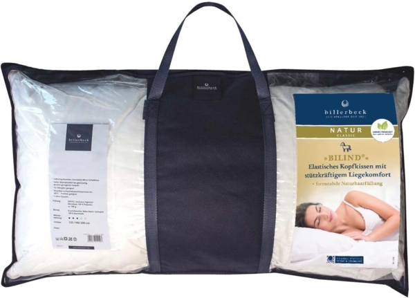 Billerbeck 1415100002 Naturkissen 345 Bilind, 40/60 cm weiß Bild 3