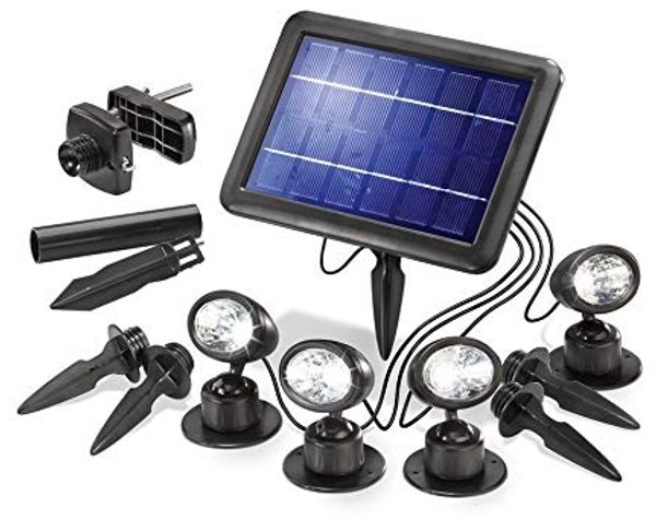 Esotec LED Solarspot QUATTRO POWER, 4er Set, IP44