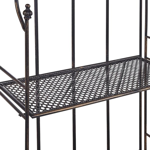 Regal ISERNIA Metall 61 cm 29 cm Schwarz Bild 7