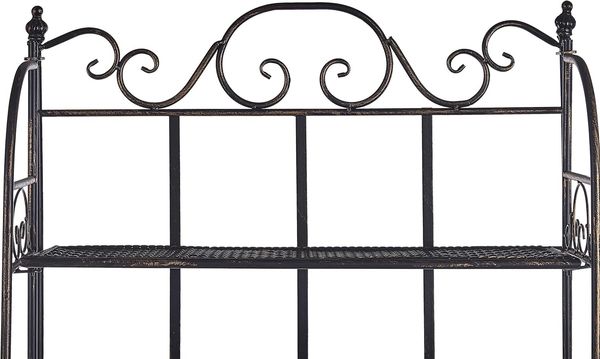 Regal ISERNIA Metall 61 cm 29 cm Schwarz Bild 9