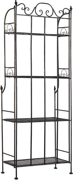 Regal ISERNIA Metall 61 cm 29 cm Schwarz Bild 5