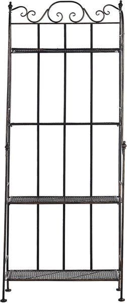 Regal ISERNIA Metall 61 cm 29 cm Schwarz Bild 6