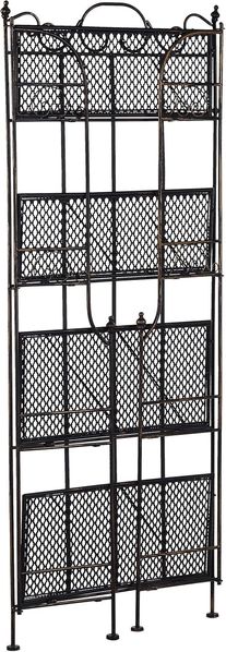 Regal ISERNIA Metall 61 cm 29 cm Schwarz Bild 4