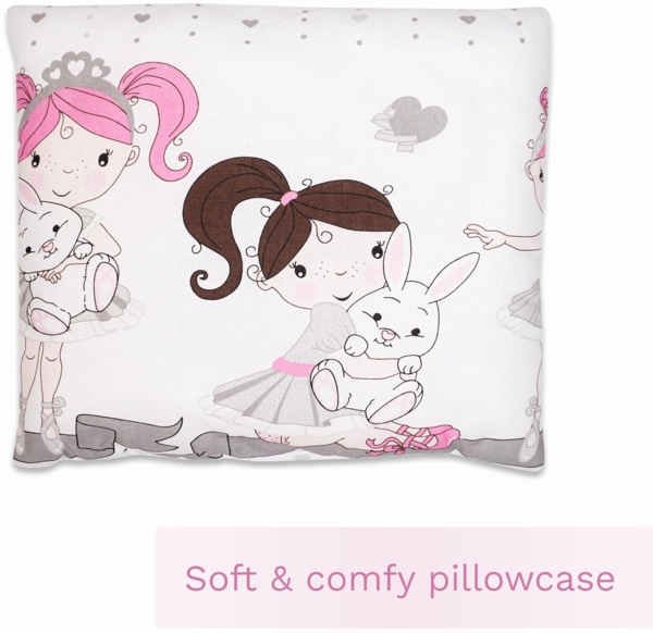 2-teiliges Baby Kinder Bettbezug 80x70 cm mit Kopfkissenbezug - Muster 10 Bild 6