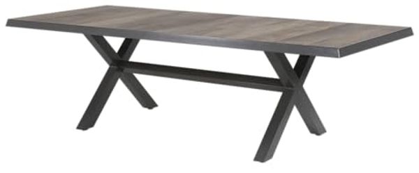 Tisch Castilla Negro mit Kreuzfuβ 243x103 cm