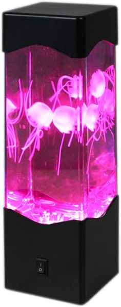 SATISFIRE LED Dekolicht Jellyfish Lampe Aquarium 3 schwebende Quallen Farbwechsel USB RGB, LED Classic, RGB (rot, grün, blau)