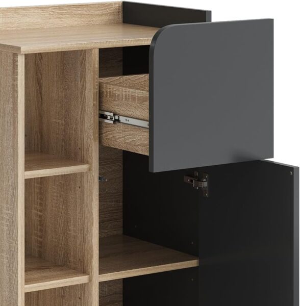 Unterschrank Karen Sonoma/Anthrazit 50 x 90 cm mit Tür und Schublade Vicco Bild 6