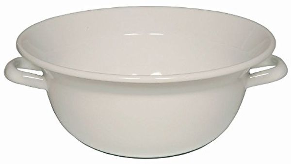RIESS 0296-033 Weitling 28 cm, weiß, mit zwei Henkeln / Teigschüssel / Salatschüssel