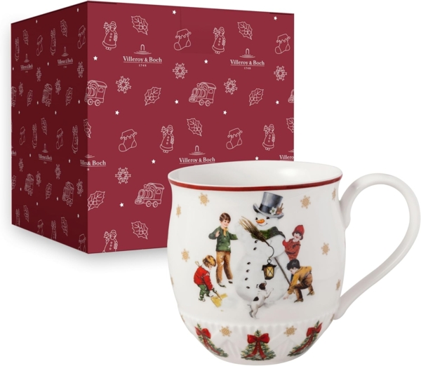 Villeroy & Boch – Toy's Fantasy Henkelbecher Bunt, Tasse, Kaffeetasse, Heißgetränkebecher Toys, Weihnachtstasse, Kaffeebecher, Wintertasse, Weihnachtsbecher, Premium Porcelain