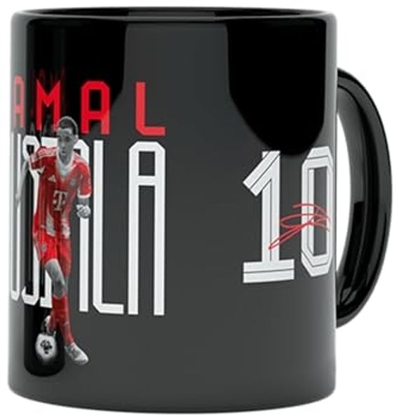 FC Bayern München Tasse Tasse Musiala 0,3 l I Schwarz, Keramik