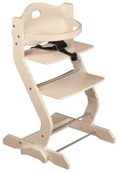 tiSsi® Kinderhochstuhlset mit Grundgestell und Bügel Cashmere
