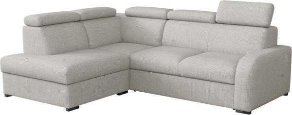 Ecksofa Apollo 2rRLXp mit Einstellbare Kopfstützen (Farbe: Crown 16, Seite: Links LXP+R+2R)