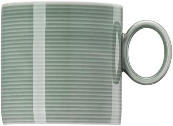 Thomas Becher mit Henkel Loft Colour - Moss Green, Tasse, Porzellan, Grün, 330 ml, 11900-401925-15503