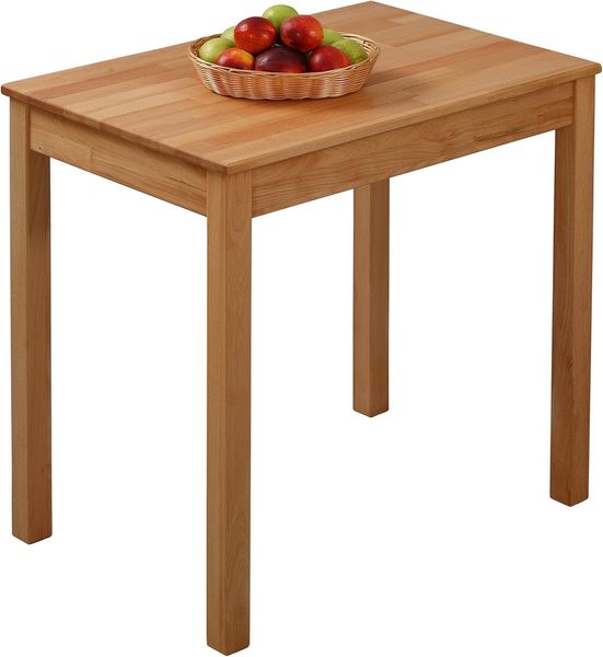 Krok Wood Esstisch Tomas aus Massivholz (Buche, 70 x 50 x 75 cm)
