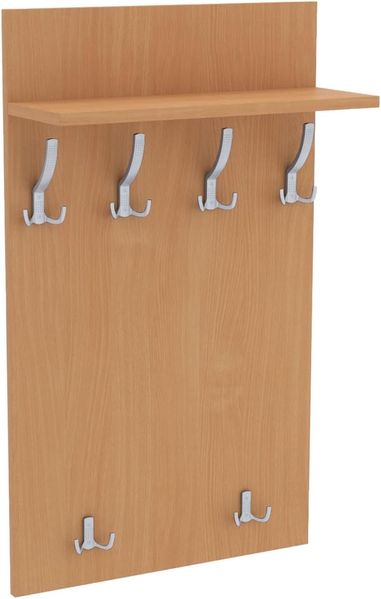 AKKE Garderobenhalter, MAXI Große Garderobe Aluminium Haken 2mm PVC Kantenumleimung