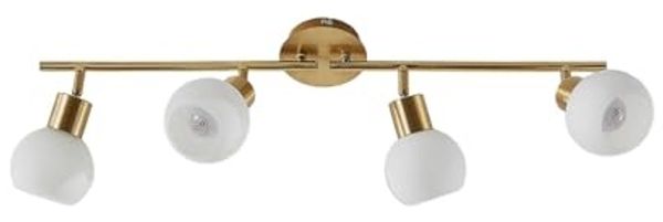 Lindby Deckenleuchten Elaina, Metall, Gold / Messing IP20, 4 x 8 W LED