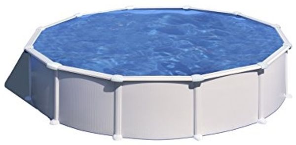 SwimFun Stahlwandpool rund Ø550 × H132 cm – Familienpool Komplett-Set
