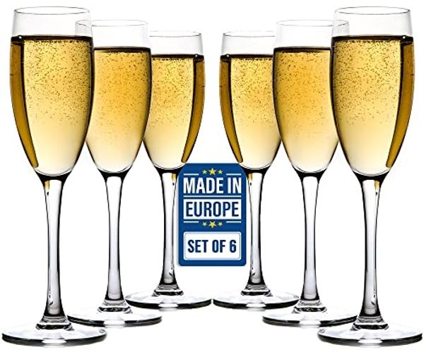 Champagnerflöte, 167 ml (6 Stück)