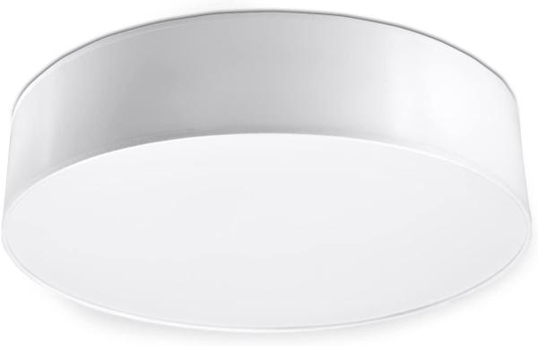 Sollux ARENA moderne Deckenlampe rund weiss 3-flg. E27