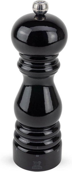 Peugeot PARIS Salzmühle Buchenholz schwar lackiert 18 cm Gewürzmühlen