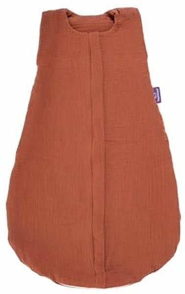 Träumeland Sommerschlafsack LIEBMICH Baumwollmusselin terrakotta Größe 70
