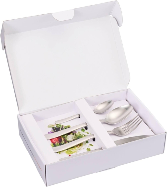 Fiskars Functional Form Besteckset, 16-tlg, Besteck, Messer, Gabel, Löffel, Teelöffel, Edelstahl Matt, 1002958 Bild 4