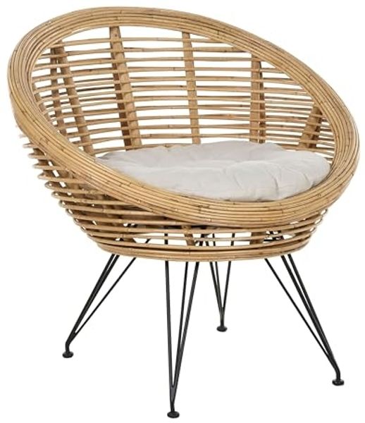 Gartenstuhl MARATEA Rattan Natürlich
