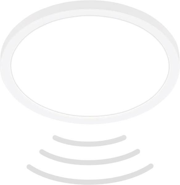 Briloner LED Deckenlampe Move 16W Ø 24 cm weiß Bewegungssensor neutralweiß