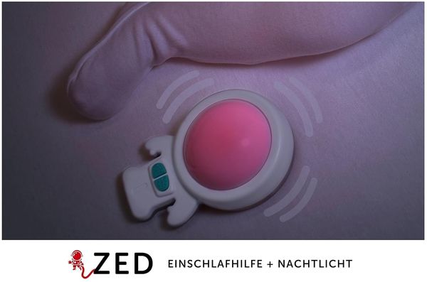 Rocket ZED Schlafastronaut by Rockit - 3in1 Einschlafhilfe + tragbares Nachtlicht/mit 6 beruhigenden Vibrationsmodi, für ruh Bild 3