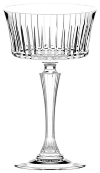 RCR Sektglas RCR Timeless Champagnerschale 6er Set, Kristallglas