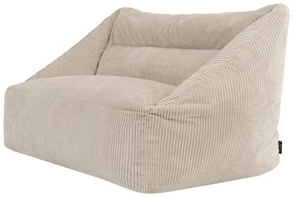 icon Sitzsack cord Sofa Erwachsene „Cecilia", Made in Germany, für Erwachsene, XXL Sitzsack, mit Füllung