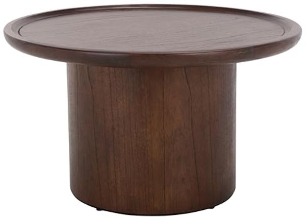 SAFAVIEH Modern Akzenttisch aus Holz, Braun, 71 x 71 x 40