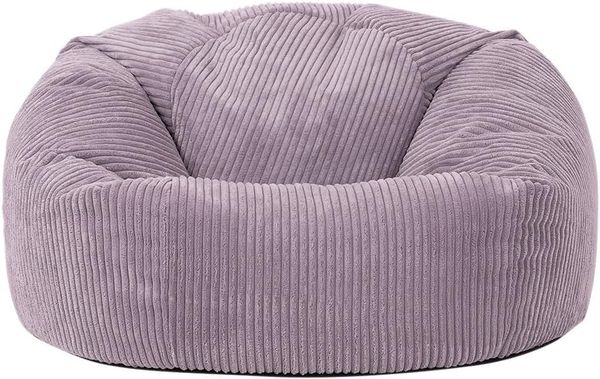 Icon 'Kingston' Klassischer Sitzsack, Cord Lila, 85x50 cm Bild 4