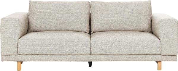 3-Sitzer Sofa hellbeige NIVALA