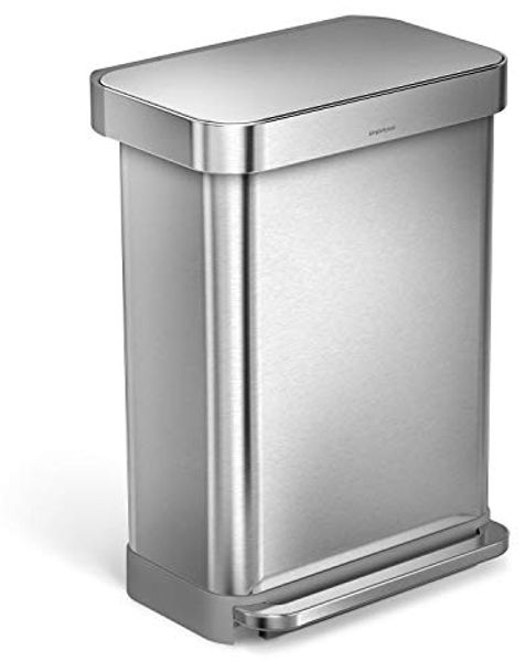 simplehuman CW2023 55 l Rechteckig Edelstahl Edelstahl Terrasse Edelstahl