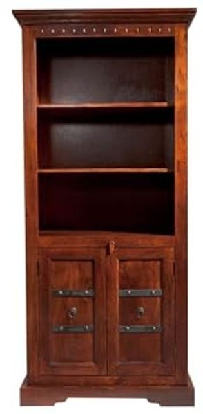 Regal Akazie 84x50x183 nougat lackiert OXFORD #406