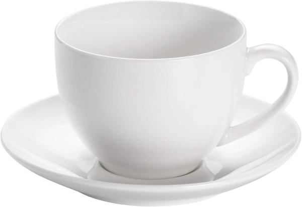 Teetasse mit Untertasse 14,5 cm / Maxwell & Williams / White Basics / Round / Tasse