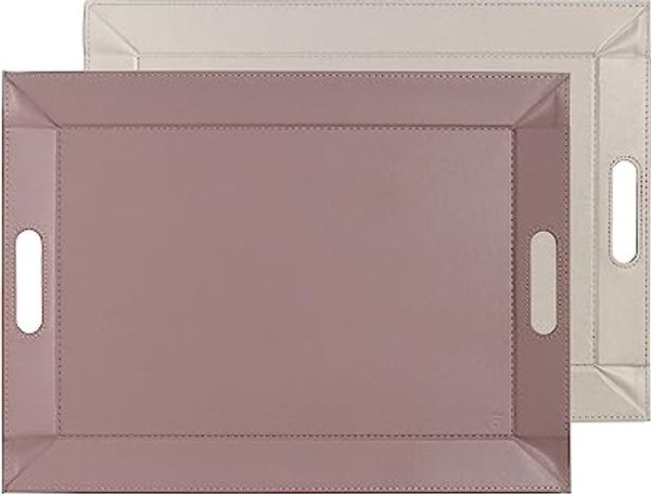 Freeform Duo Wende-Tablett 45x35 cm Altrosa / Stein