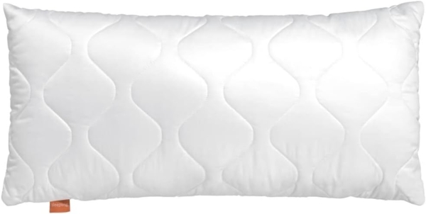 sleepling Kopfkissen Basic 200, Füllung: 100% Klima Faser, Bezug: Mischgewebe aus 52% Mikrofaser / 48% Baumwolle, Seitenschläfer, Rückenschläfer, Bauchschläfer, hergestellt in der EU, allergikerfreundlich