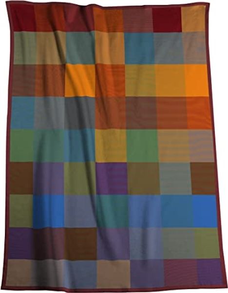 Wohndecke Colourmix, bunt karierte Sofadecke aus 100% Baumwolle in 150x200 cm, Biederlack, Made in Germany