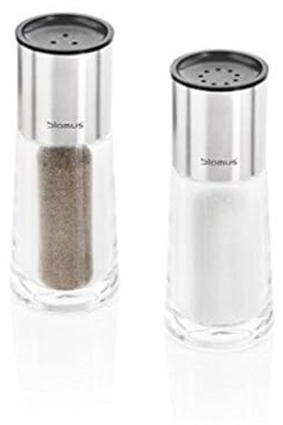 blomus Salzstreuer Salz & PfefferSet Perea Salz und Pfefferstreuer Edelstahl / Acrylglas, (2er Set)