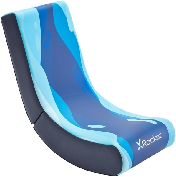 X Rocker Video Rocker Gaming Bodensessel für Kinder - Lava (Blau)
